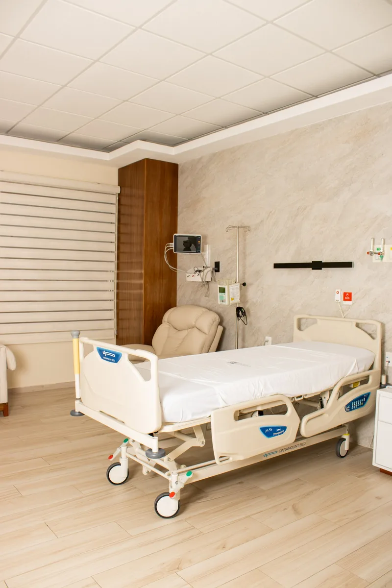 Patient room at Hospital Marina Mazatlán