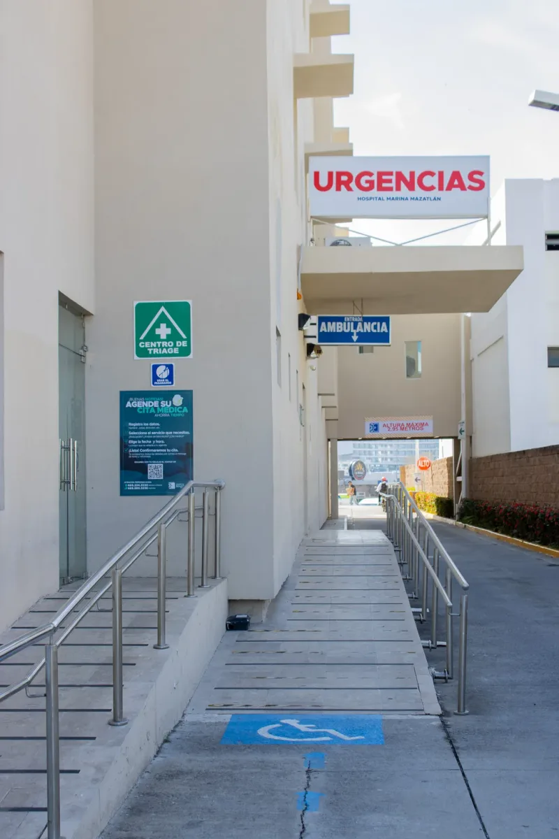 Emergency entrance